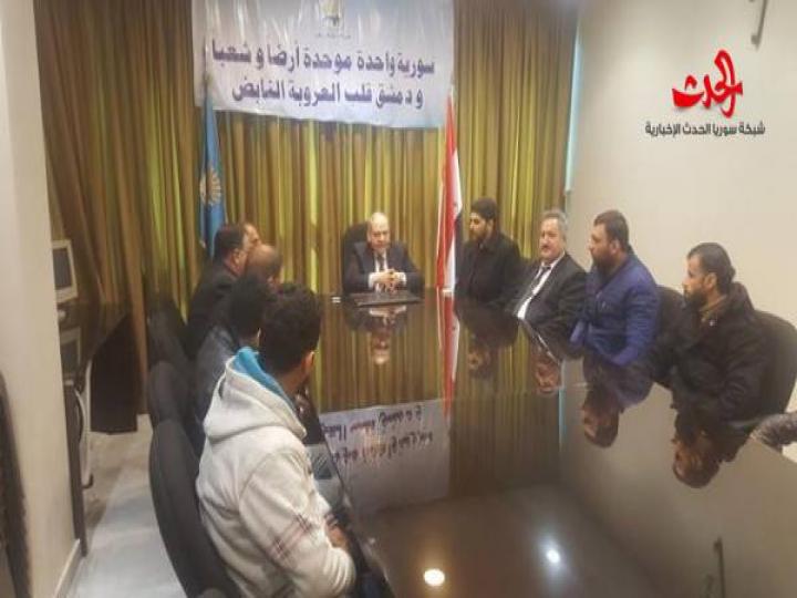 الأمين العام لحزب العهد الوطني يجتمع مع قيادات الحزب وبإعضاء المنظمة الشبابية     