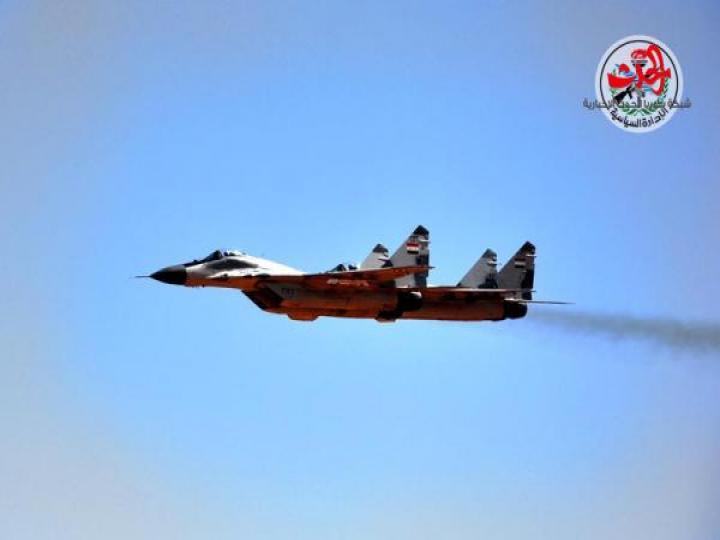 سلاح الجو يدمر عدد من المقرات والآليات لتنظيم داعش الإرهابي في ريف حمص