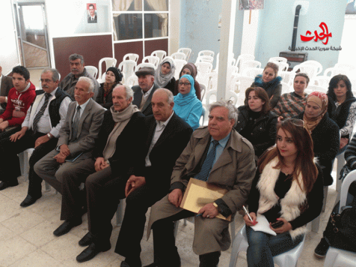أمسية شعرية قصصية ببلدة شين في ريف حمص بمناسبة أعياد آذار المجيدة في المركز الثقافي