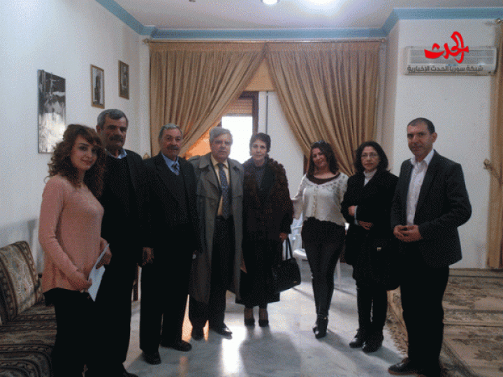 محاضرة للعميد الركن رجب ديب في رابطة المحاربين القدماء بحمص بمناسبة الذكرى الرابعة والخمسين لثورة آذار 