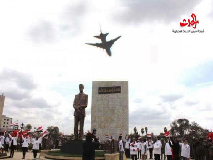 في حلب ... نصب تذكاري للرئيس الراحل حافظ الأسد 