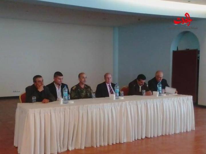 اختتام دورة الدفاع المدني بمنتجع افاميا السياحي وتوزيع الشهادات