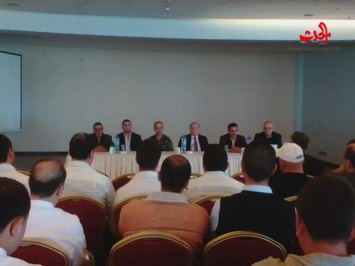 اختتام دورة الدفاع المدني بمنتجع افاميا السياحي وتوزيع الشهادات