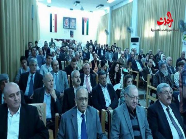 برعاية الرفيق غسان عبد العزيز عثمان مجلس فرع اللاذقية لحزب العهد الوطني يعقد مؤتمره السنوي 