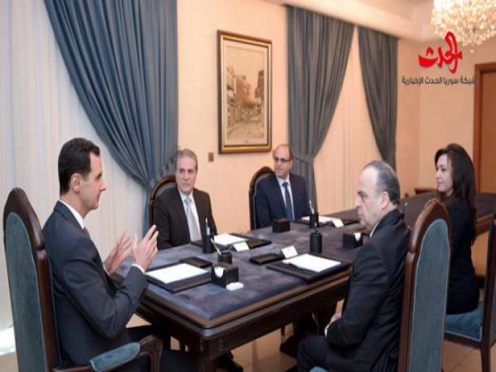 أمام الرئيس الأسد… الشعار والخليل وسفاف يؤدون اليمين الدستورية 