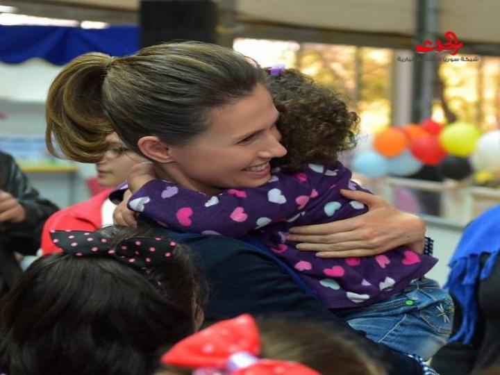 صور للسيدة الأولى أسماء الأسد تغضب الإرهابيين 