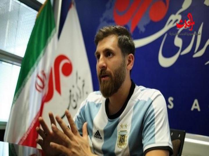 بالصور...ميسي في شوارع طهران!