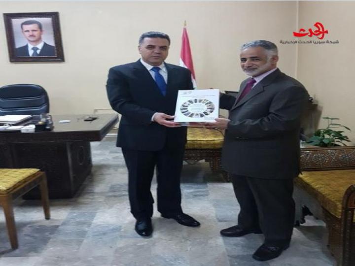 وزير التربية لمدير اليونيسكو الإقليمي ببيروت : أهمية التقييم المرحلي للواقع التعليمي في مدينة حلب