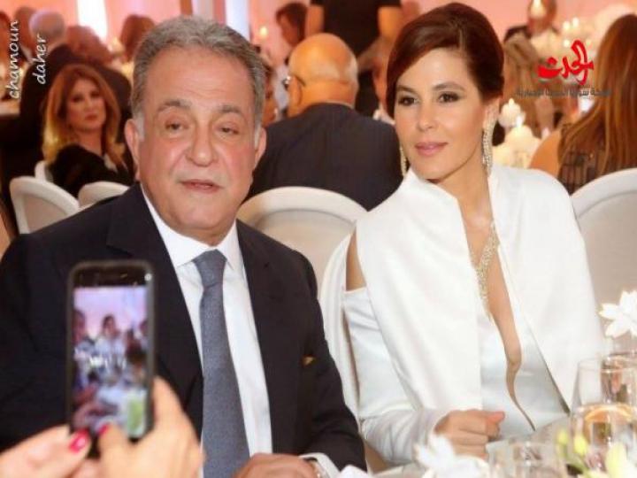 ستريدا جعجع إطلالة جريئة بفستان مكشوف الصدر!