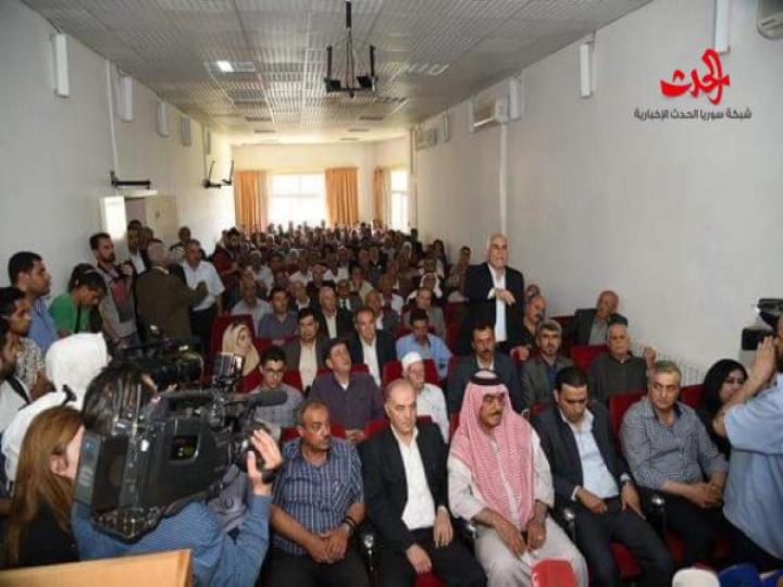 اللجنة الوزارية المكلفة تتابع إعادة تأهيل الزبداني وماحولها