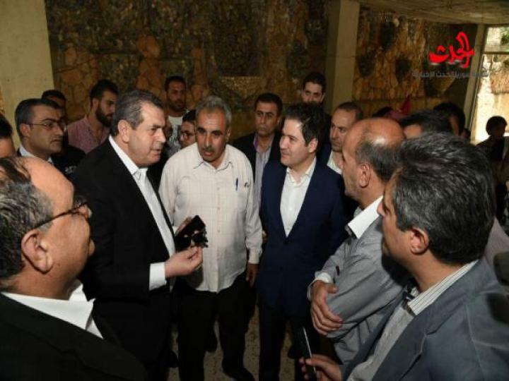 اللجنة الوزارية المكلفة تتابع إعادة تأهيل الزبداني وماحولها