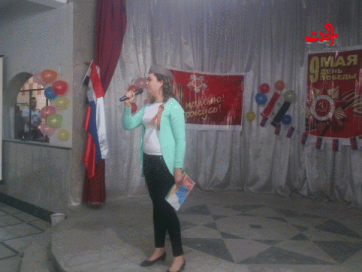 في ذكرى انتصار روسيا على النازية الإحتفال بعيد النصر في صالة كنيسة ام النور بحمص 