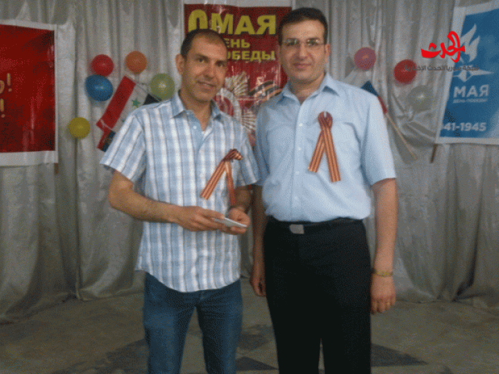 في ذكرى انتصار روسيا على النازية الإحتفال بعيد النصر في صالة كنيسة ام النور بحمص 