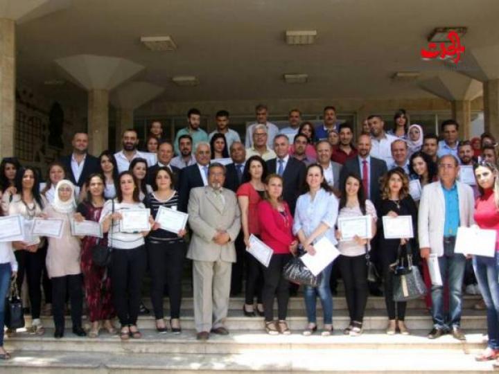 اختتام الدورة التدريبية في فنون التحرير الإعلامي في حمص
