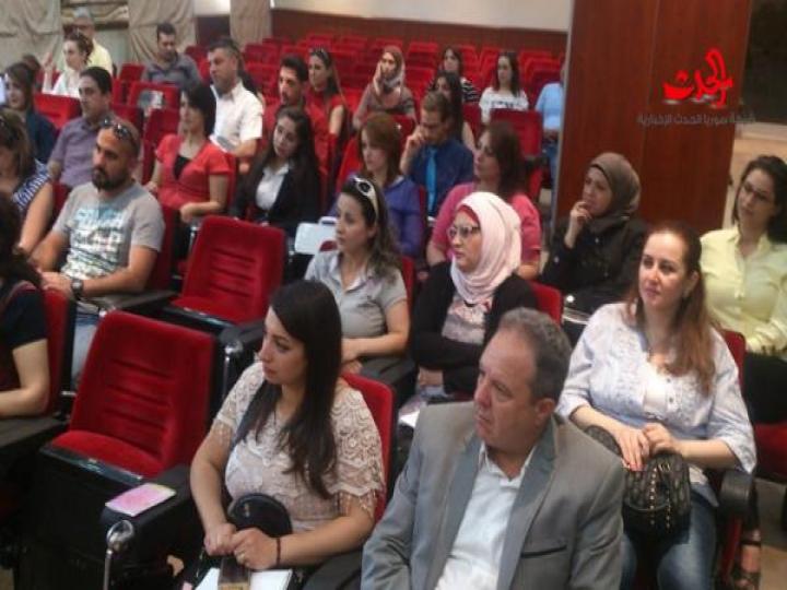 اختتام الدورة التدريبية في فنون التحرير الإعلامي في حمص