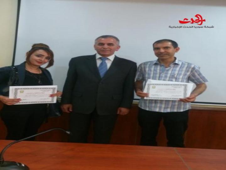 اختتام الدورة التدريبية في فنون التحرير الإعلامي في حمص