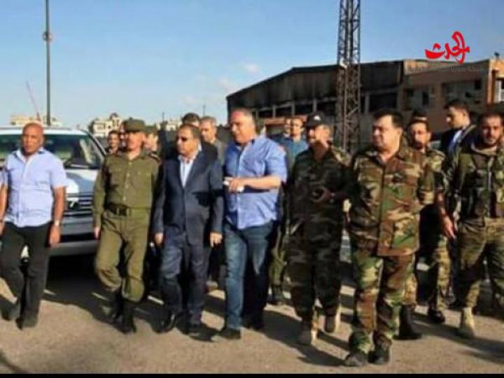 جولة ميدانية لوزير الداخلية اللواء محمد الشعار بحمص 