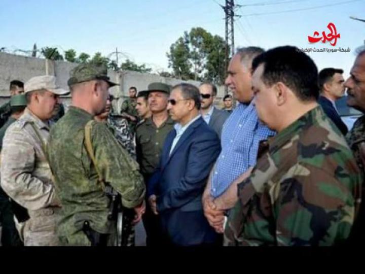 جولة ميدانية لوزير الداخلية اللواء محمد الشعار بحمص 