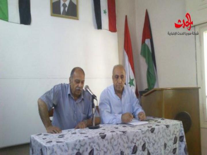 بين العبقرية والجنون. محاضرة للأستاذ محمود نقشو في رابطة الخريجين الجامعيين بحمص