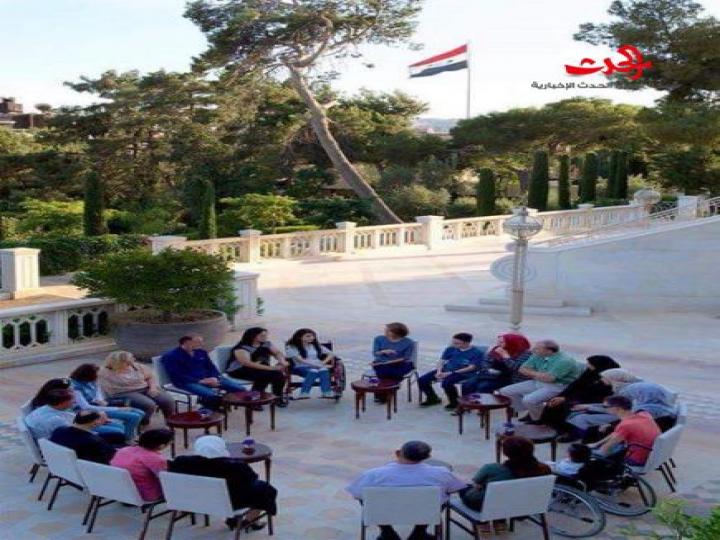 صبروا واجتهدوا رغم ظروفهم الخاصةفكانوا مثالاً... بضيافة السيدة أسماء الأسد