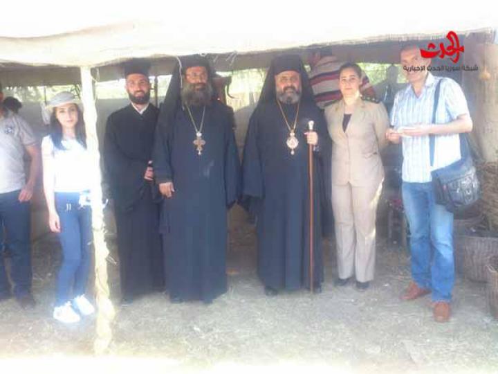 تراث القرية من فعاليات مهرجان القلعة والوادي في يومه  الاول 