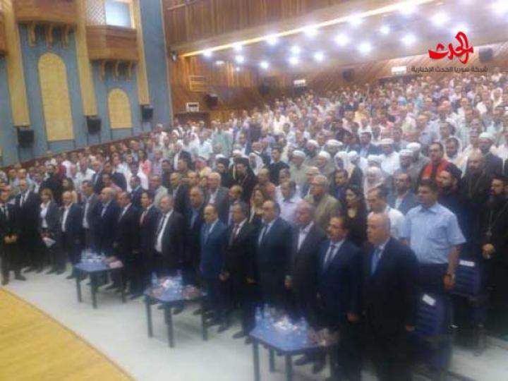 المهندس خميس والوفد الوزاري المرافق .. حمص قلب سورية النابض 