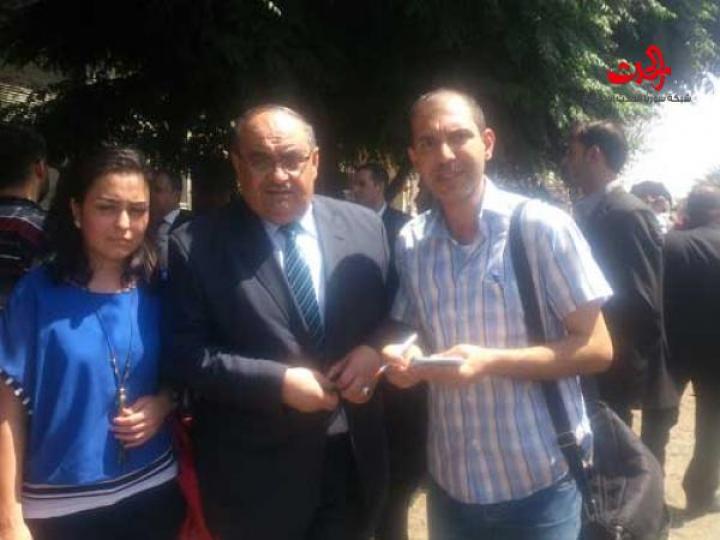 المهندس خميس والوفد الوزاري المرافق .. حمص قلب سورية النابض 