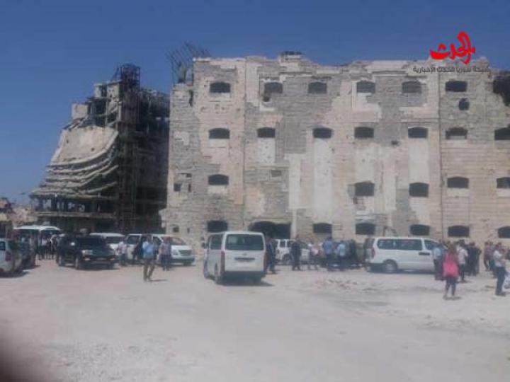 المهندس خميس والوفد الوزاري المرافق .. حمص قلب سورية النابض 