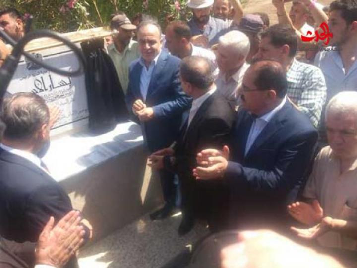 المهندس خميس والوفد الوزاري المرافق .. حمص قلب سورية النابض 