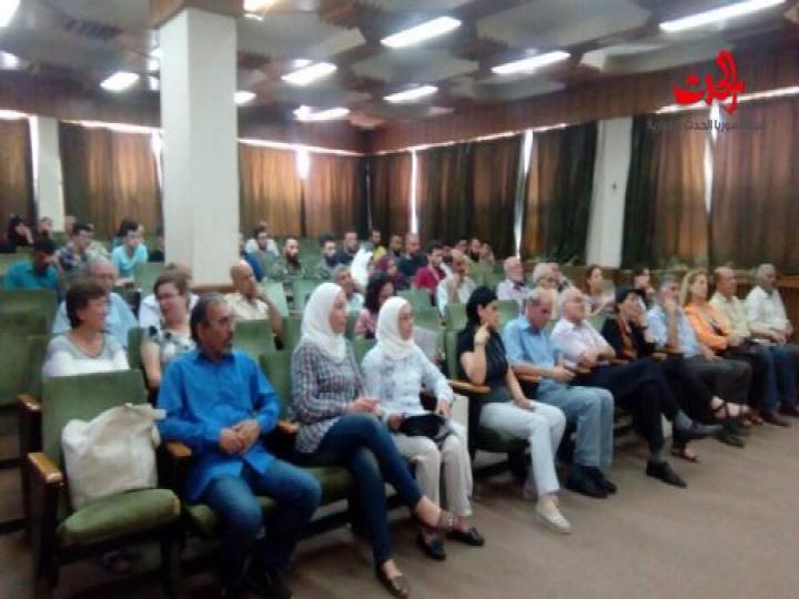جذور القضية الفلسطينية -القضية الفلسطينية بين الماضي والحاضر )محاضرة للأستاذ نهاد سمعان في ثقافي حمص 
