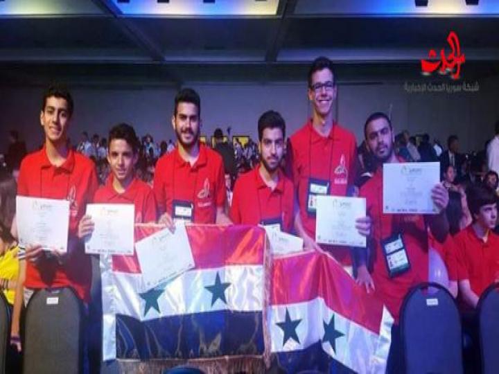 الفرق السورية المشاركة في الأولمبيادات العالمية للرياضيات والفيزياء يحصد ميداليتان و 7 شهادات تقدير