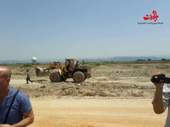 إعادة تأهيل مطار باسل الأسد الدولي 