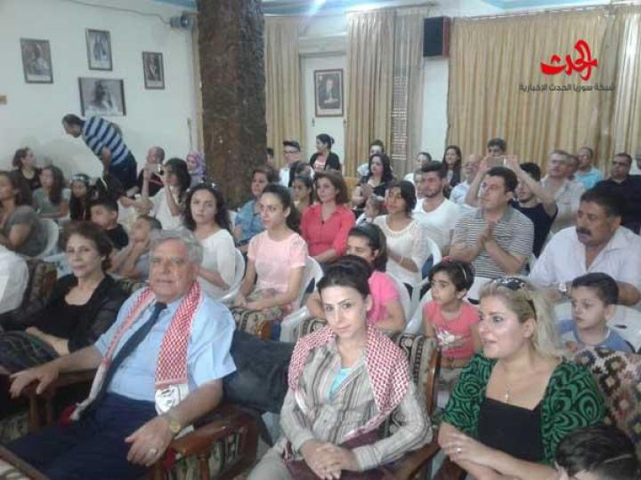           أصبوحة غنائية في رابطة المحاربين القدماء فرع حمص بمناسبة عيد الجيش 