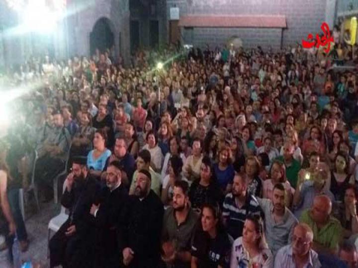              كنيسة أم الزنار في حمص تحتفل بمهرجان عيد السيدة العذراء الثامن