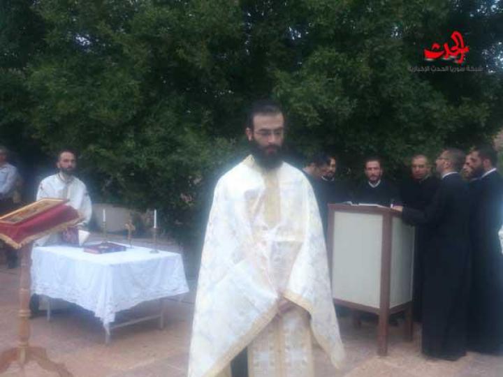 الإحتفال بعيد رقاد السيدة العذراء في كنيسة سيدة المنتابية في قرية قلاطية بوادي النصارى في حمص 