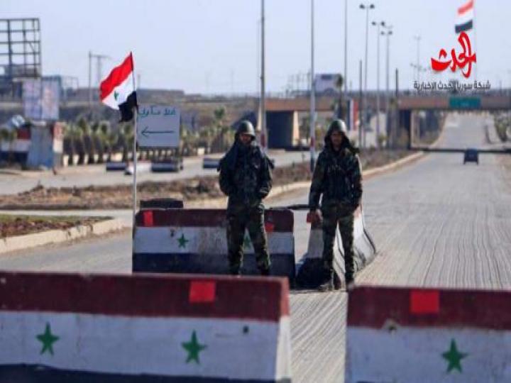 خارطة جديدة ودائمة لحواجز مدينة دمشق