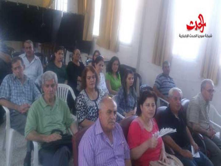 أمسية شعرية في المركز الثقافي  المحدث في الزهراء بحمص 