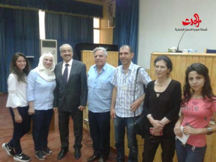 العقائد والأديان والأمواج الدماغية محاضرة للأستاذ عبد العليم زين في المركز الثقافي في حمص
