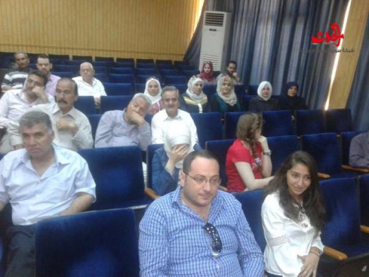 العقائد والأديان والأمواج الدماغية محاضرة للأستاذ عبد العليم زين في المركز الثقافي في حمص
