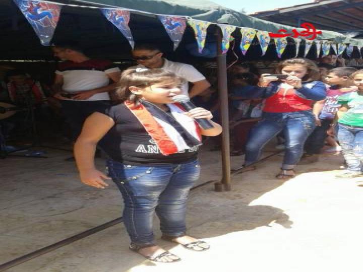                             العيد يولد من ابتسامتكم براعم رجال الشمس : حفل تكريم لأبناء الشهداء وجرحى الحرب في حمص 