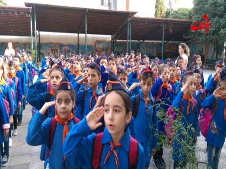 مدرسة عكرمة المخزومي في حمص من المدارس النموذجية في سورية 