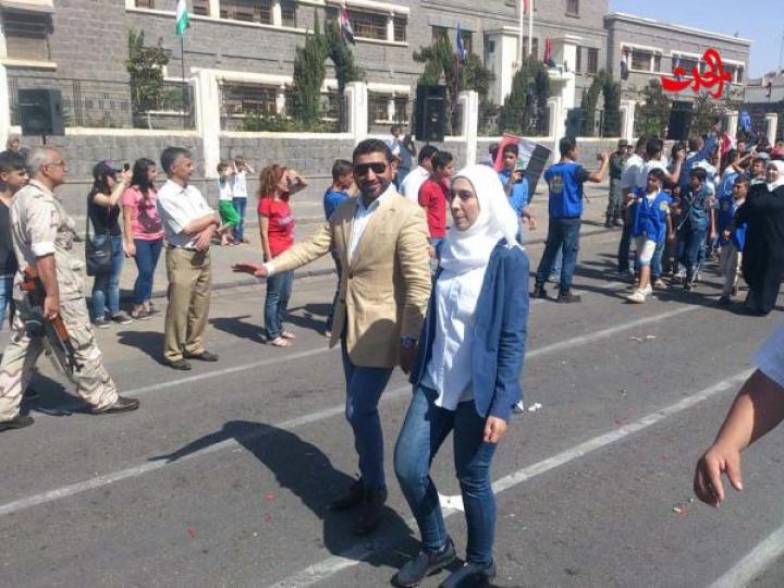                   كرنفال مركزي في حمص بمناسبة الذكرى 49 لتأسيس منظمة الشبيبة