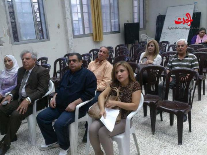                        أمسية شعرية لنادي حمص الأدبي في ثقافي الزهراء في حمص 
