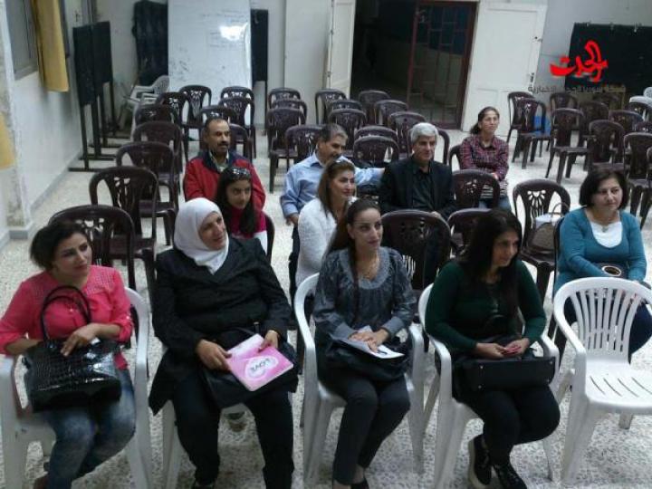 نادي حمص الأدبي يقيم امسية شعرية في المركز الثقافي المحدث في الزهراء في حمص 