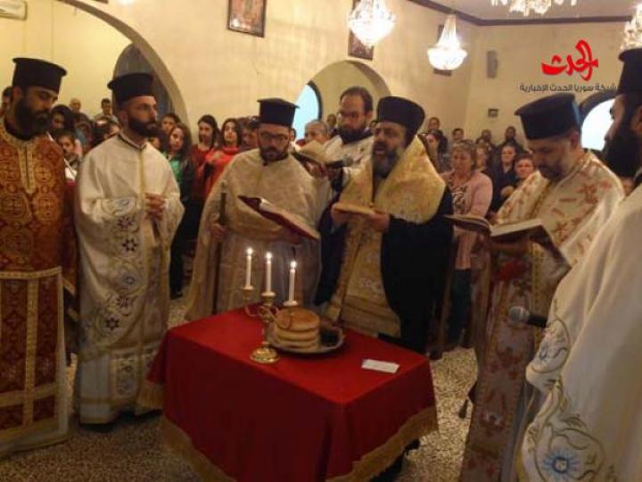 كنيسة مار يوحنا في قرية قلاطية  تحتفل بعيد رئيسي الملائكة جبرائيل ومخائيل 