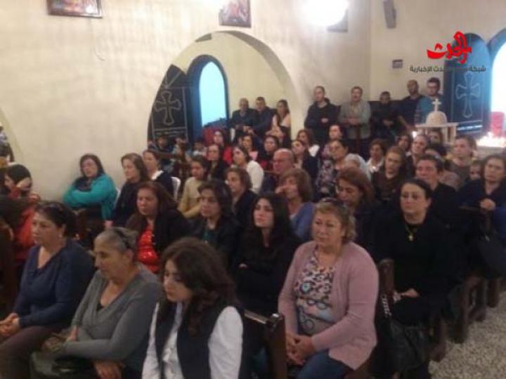 كنيسة مار يوحنا في قرية قلاطية  تحتفل بعيد رئيسي الملائكة جبرائيل ومخائيل 