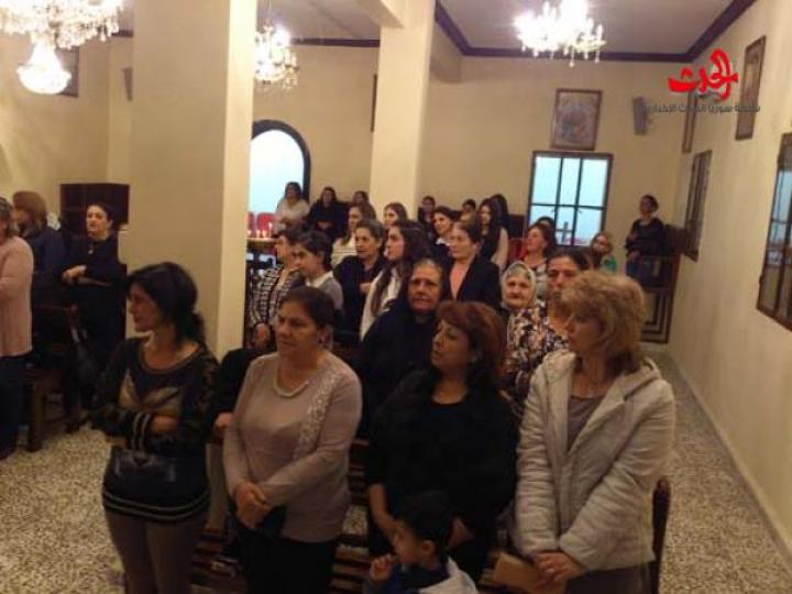 كنيسة مار يوحنا في قرية قلاطية  تحتفل بعيد رئيسي الملائكة جبرائيل ومخائيل 