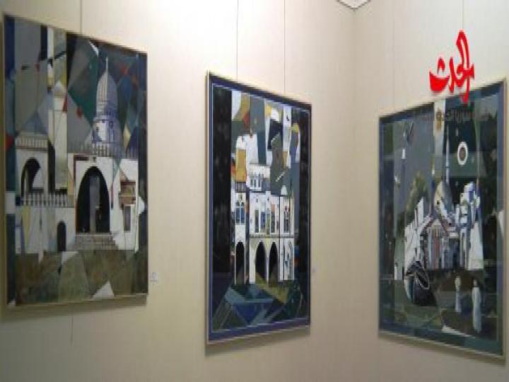 معرض الفنان التشكيلي علي الكفري في دمشق