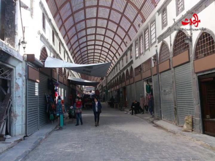           السوق المسقوف في حمص معلم حضاري وتراث يتحدث عنه الأجيال 