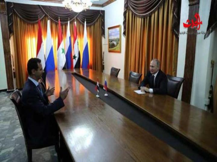 بوتين يفي بوعده للأسد!....صور